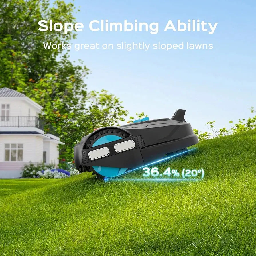 2026 M800Plus GPS+3D Vision Cordless Robot Lawn Mower with Bow-Shaped Path Mowing, APP Control, Robotic Lawnmower with Obstacle Avoidance, Auto-Charging for Lawns up to 8611 sq.ft