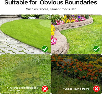 2026 M800Plus GPS+3D Vision Cordless Robot Lawn Mower with Bow-Shaped Path Mowing, APP Control, Robotic Lawnmower with Obstacle Avoidance, Auto-Charging for Lawns up to 8611 sq.ft